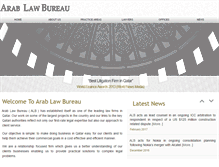 Tablet Screenshot of albureau.com